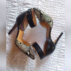 Snakeskin Heels